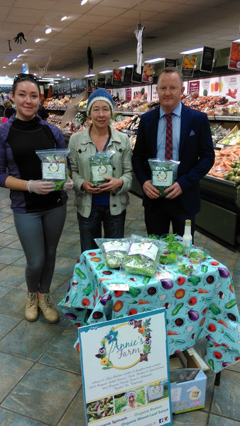Launching our new labels in Supervalu Co-op Tipperary Town