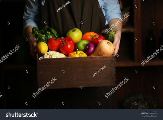 The organic combo box ( Fruit and veg mix)
